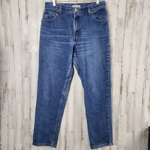 Vintage Levi's 550 Relaxed Tapered Jeans Blue Size 12
